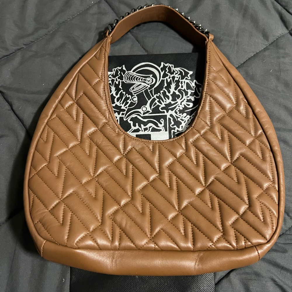 Vince Camuto Kokel Leather Hobo Bag - Cinnamon Bark